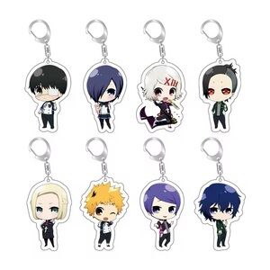 Anime Tokyo Ghoul Acrylic Keychain Cartoon Cute